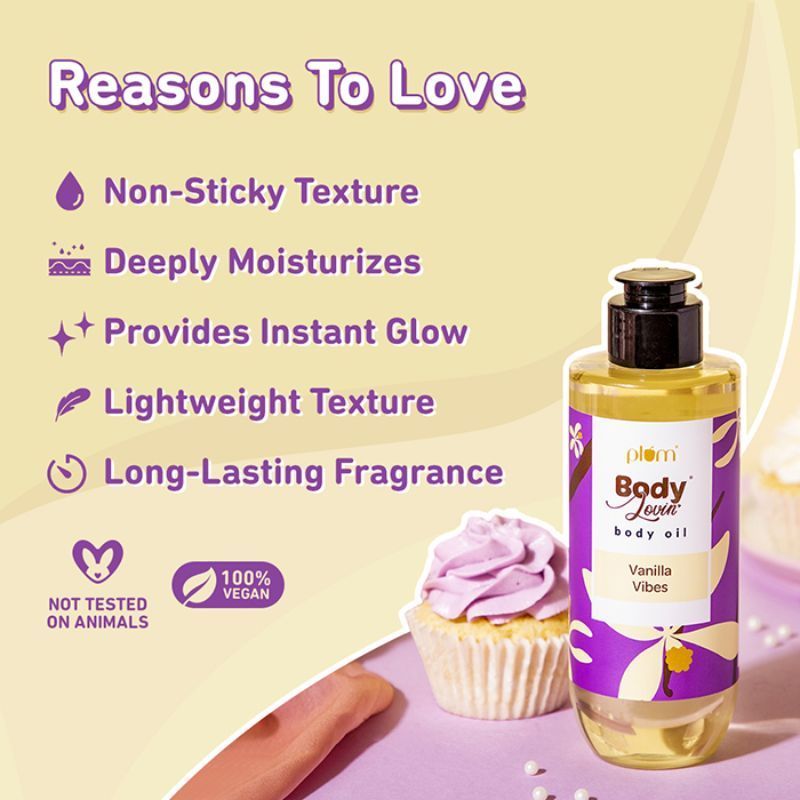 Buy Plum BodyLovin' Vanilla Vibes Body Oil Online